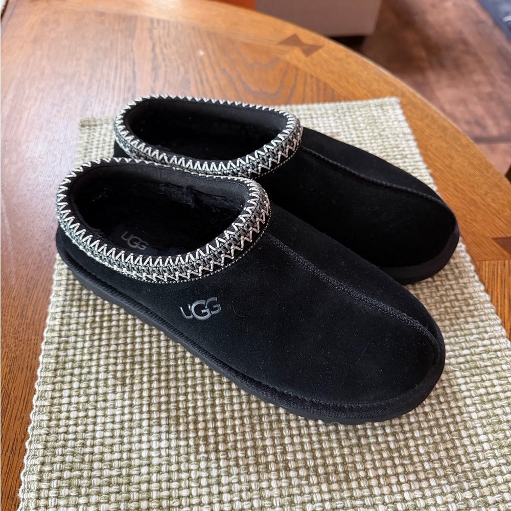 UGG Men's Black Slip-On Loafers